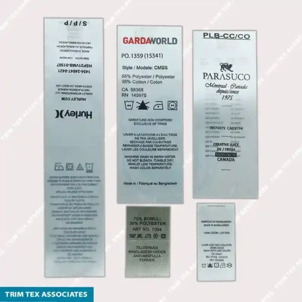 Satin Care Labels