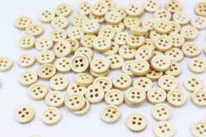 How to Incorporate Wooden Buttons in Handmade Garments