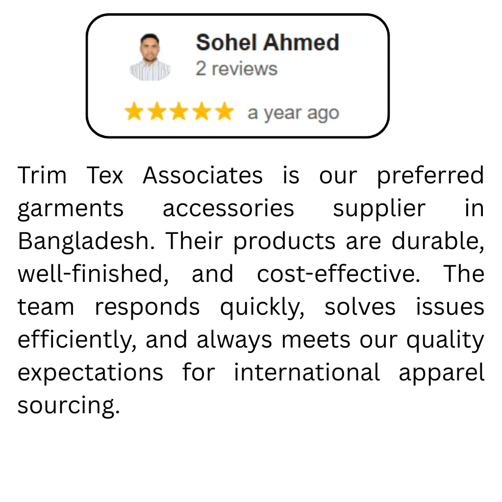 Garments Accessories Manufacturer And Supplier Company