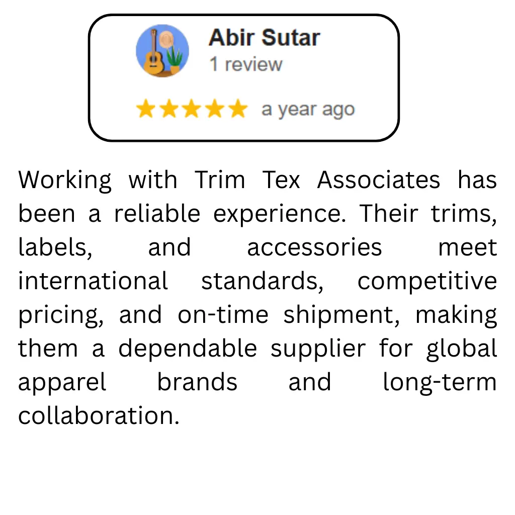 Garments Accessories Manufacturer And Supplier Company