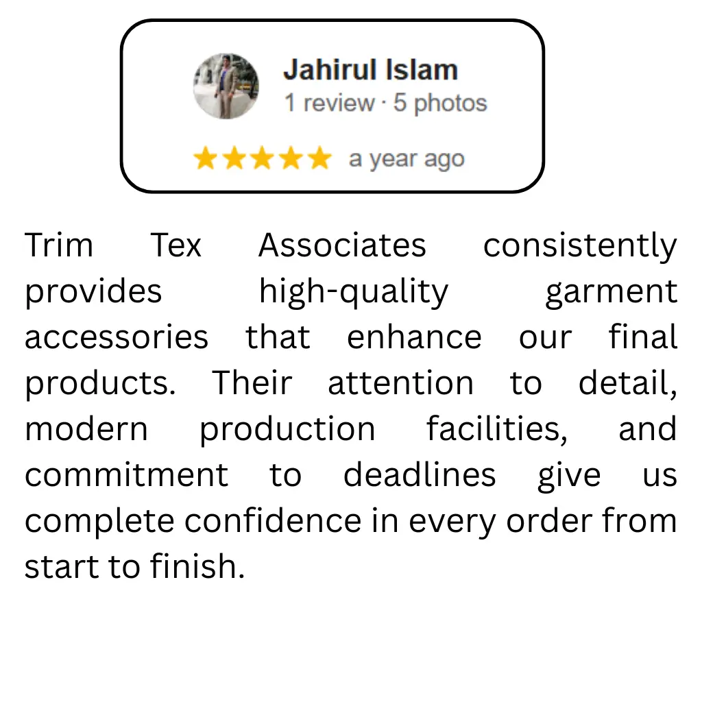 Garments Accessories Manufacturer And Supplier Company