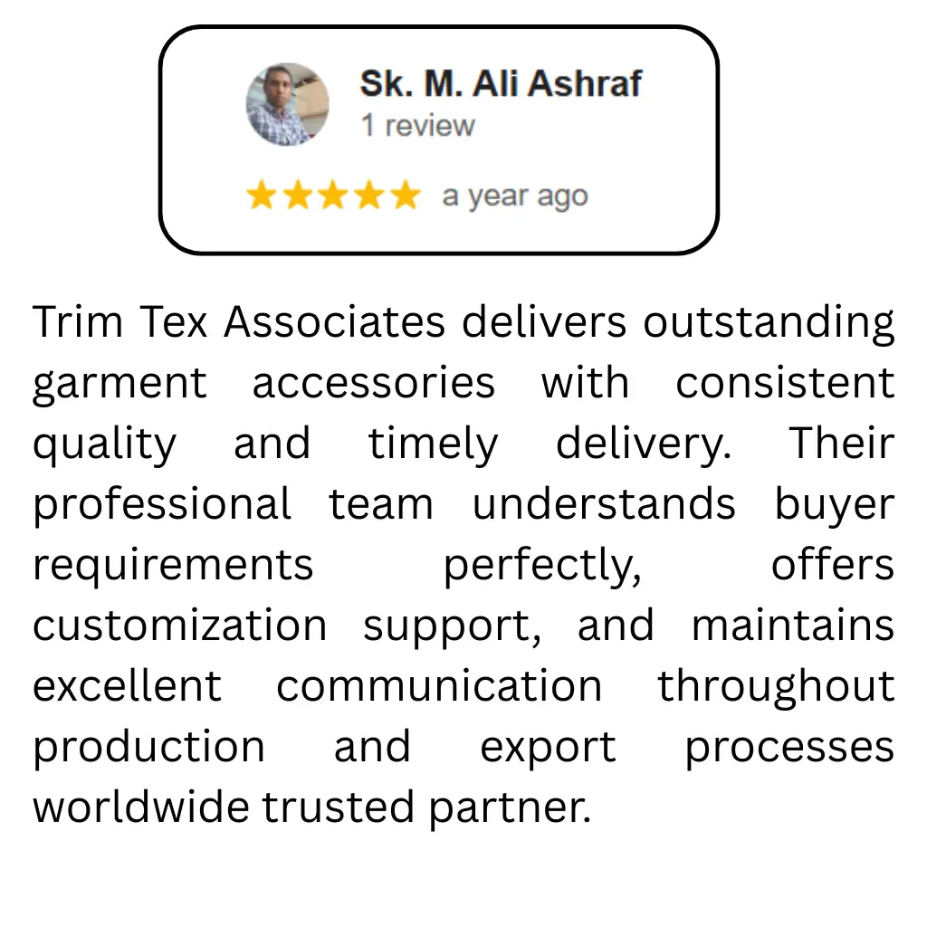 Garments Accessories Manufacturer And Supplier Company